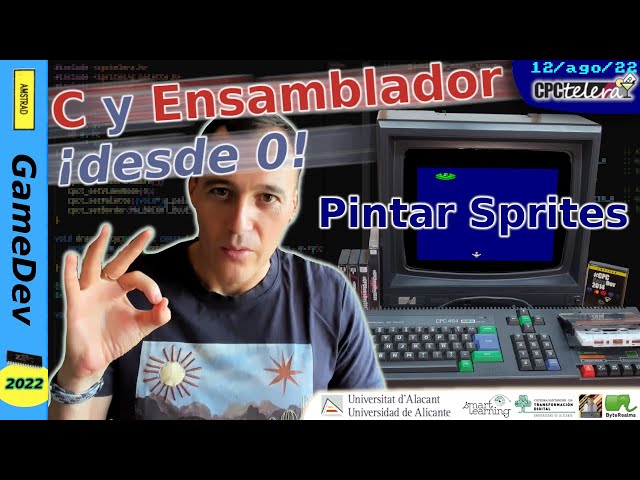 C y Ensamblador desde 0: ¿Cómo se pinta un sprite? (CPU, RAM, programas, registros, funciones y +)