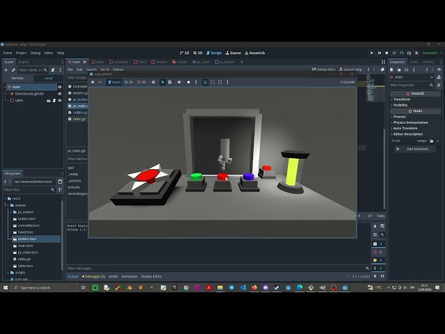 3D to 2D terminal communication (Godot 3d project)