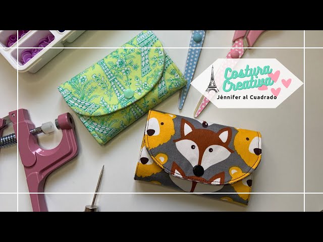 COSTURA CREATIVA Tutorial Monedero 2 compartimentos ♥️ REGALA cositas Hecho a mano #facilisimo