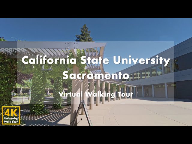California State University, Sacramento [Part 1] - Virtual Walking Tour [4k 60fps]