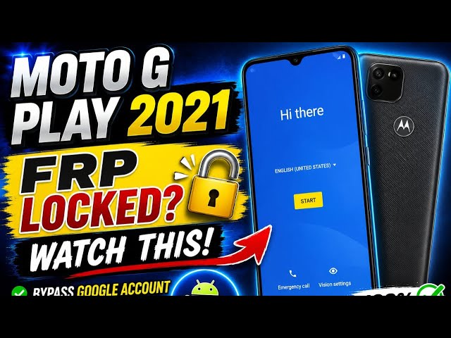 Moto G Play 2021 FRP Bypass | Remove Google Account Lock | Easy Method