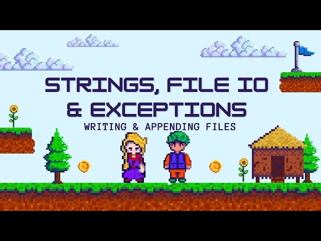 [4.4] Writing & Appending Files in Java