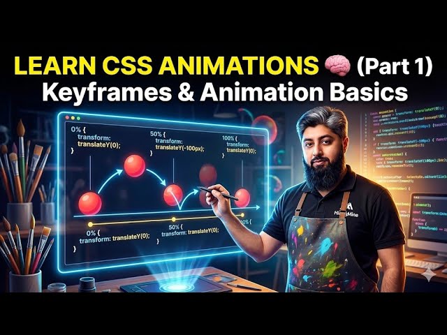 Learn CSS Animations 🧠 (Part 1) | Keyframes & Animation Basics
