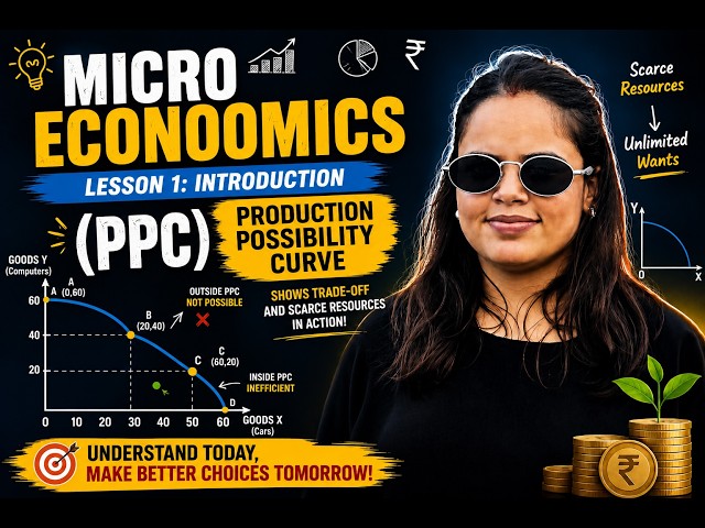 12 CLASS MICRO ECONOMICS (PPC) PRODUCTION POSSIBILITY CURVE