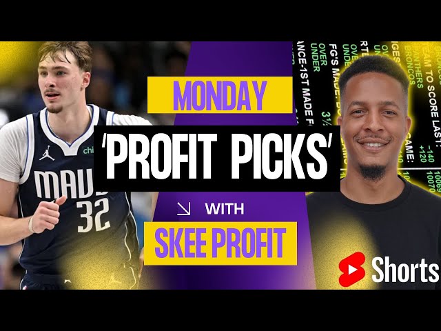 TONIGHT’S NBA GAMES = FREE MONEY? 💸 | Monday NBA & NFL Predictions & Best Bets | Profit Picks 📱