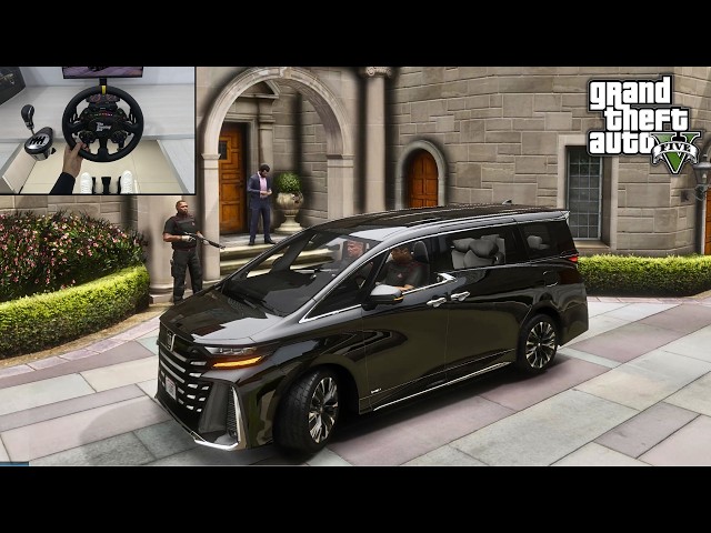 GTA 5 - Luxury Private Security Taxi Job | Steering Wheel Gameplay