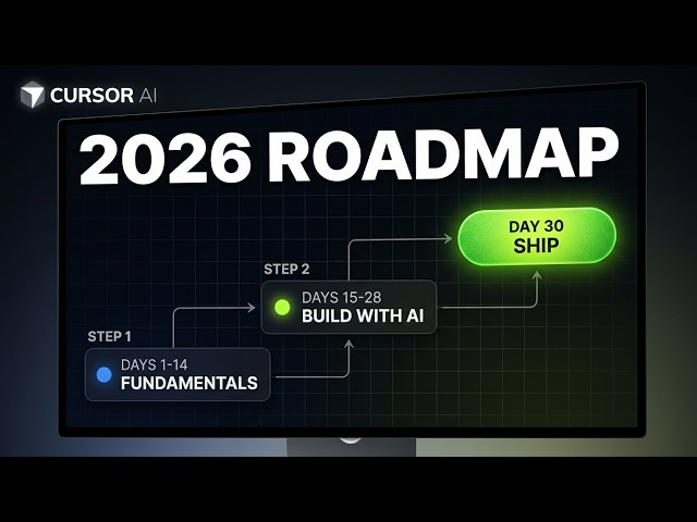 How to Learn to Code in 2026 with Cursor (30-Day Roadmap)