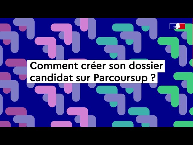 Parcoursup 2026 : comment créer son dossier candidat