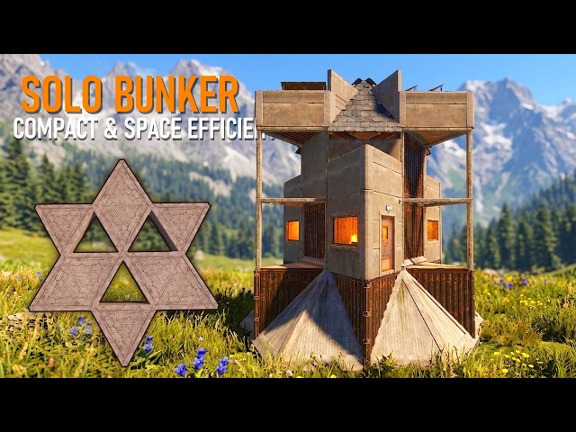 Rust SOLO BUNKER Base Design (I Built the PERFECT 2026 Solo Bunker Base)