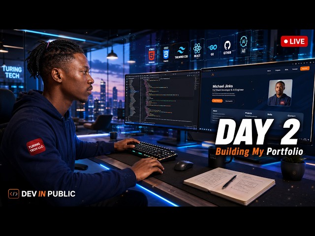 Dev in Public #002 | Building My Developer Portfolio (Live)