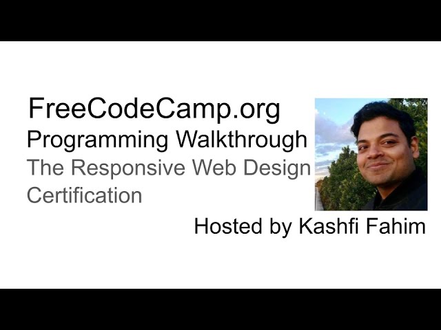 Session 12 The Step-by-Step Success with FreeCodeCamp Responsive Web Design Series