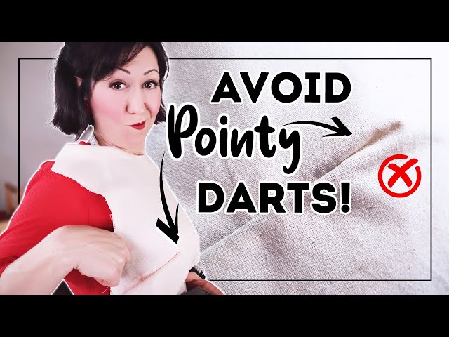 5 TIPS ON HOW TO SEW NON-POINTY DARTS! ✂ (Basically how to sew your best darts ever!)