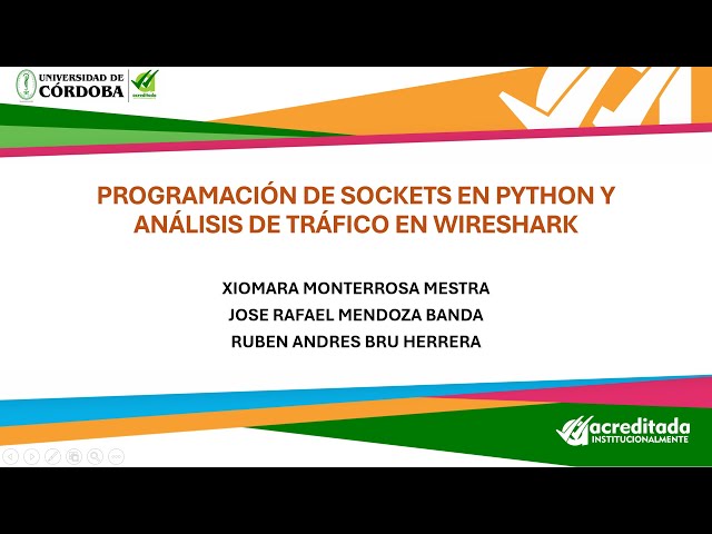 PROGRAMACIÓN DE SOCKETS EN PYTHON Y ANÁLISIS DE TRÁFICO EN WIRESHARK