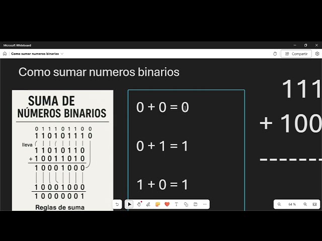 ¡Aprende a Sumar Números Binarios Fácil y Rápido! Explicación Paso a Paso con un ejemplo Practico