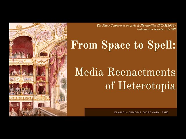 CLAUDIA SIMONE DORCHAIN: FROM SPACE TO SPELL. MEDIA REENACTMENTS OF HETEROTOPIA