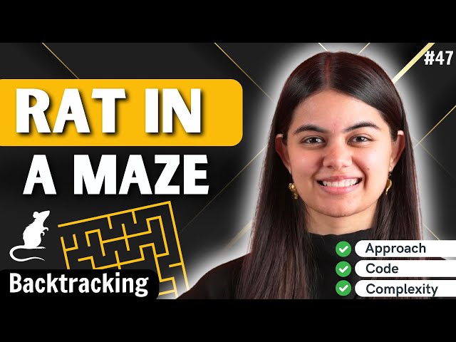 Rat in a Maze Problem | Backtracking