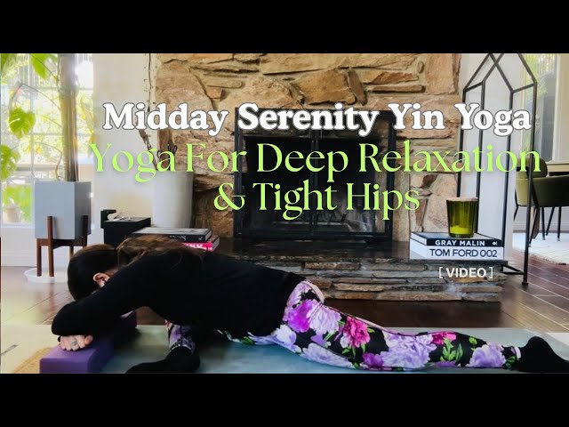 15 Minute Beginner Friendly Yoga for Deep Relaxation | Yin Yoga for Tight Hips