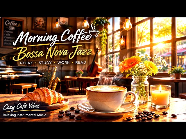 These bossa nova beats make work feel easy, ☕️ slow coffee mornings for deep focus vibes