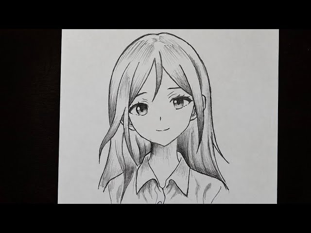How to draw a cute anime girl || step by step drawing tutorial 