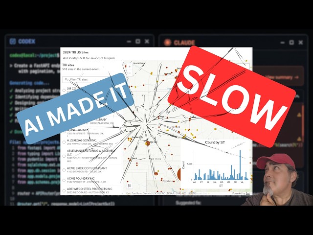 AI Made My ArcGIS App Slower, How I Fixed It ArcGIS Online + Maps SDK Complete Workflow (Part 4)