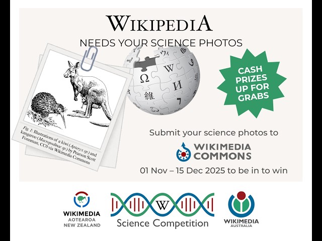 2025 Wiki Science Competition Winners — Australia & New Zealand
