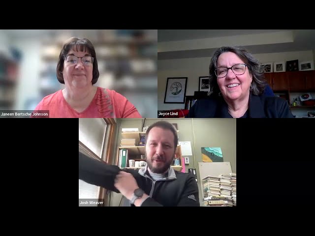 Third Thursdays: Joyce Peachey Lind, MDiv & Josh Weaver, MA | Anabaptist Mennonite Biblical Seminary