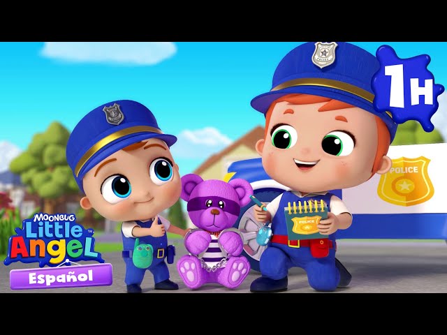 Bebé Juan es un policia 👮| Canciones Infantiles con Bebé Juan🎵| Little Angel Español