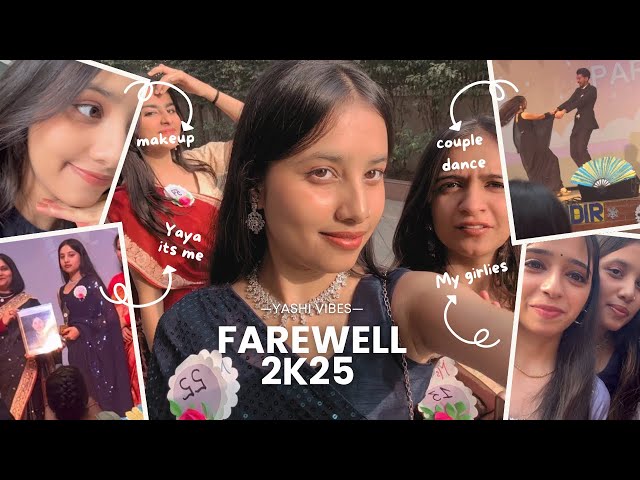 Farewell vlog 2k25 🦋⋆𐙚₊🌷˚⊹♡  Class 12th CBSE 