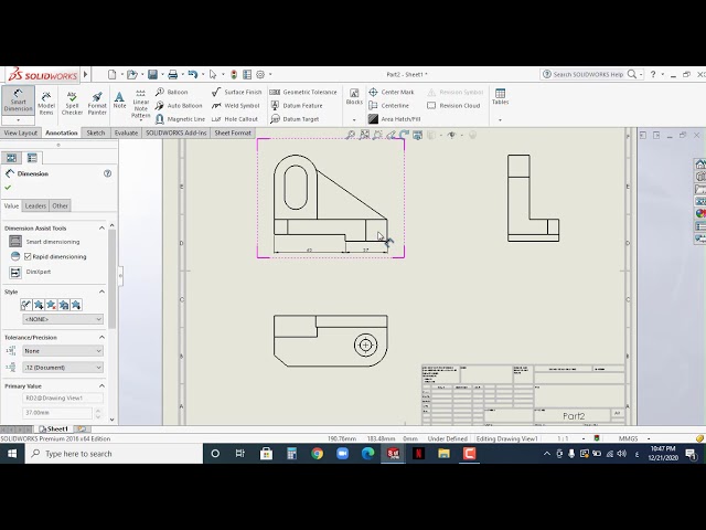 3D Homework-SolidWorks