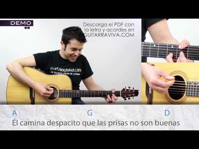 How to play Fito Soldadito Marinero chords tutorial on guitar by Fito Fitipaldis how to play