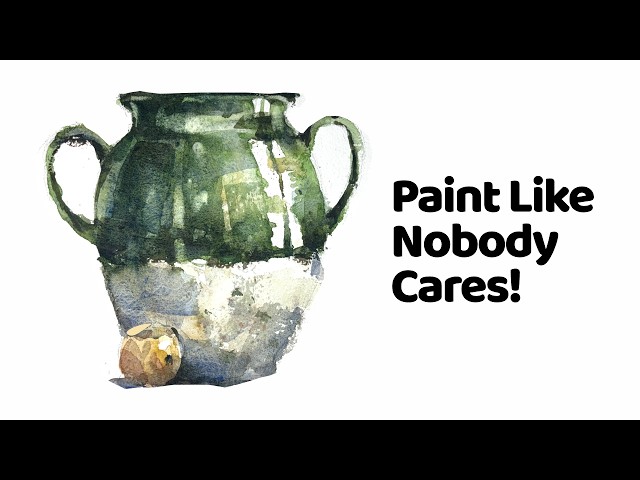 How to Paint Watercolors So Fearlessly It Feels ILLEGAL (No Motivation Needed)