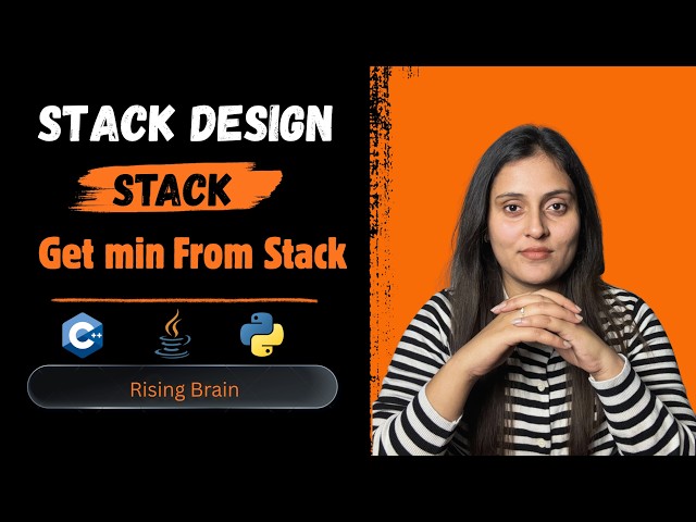 Min Stack Explained | Stack Design Pattern  | Get Minimum in O(1) Time | Java, Python & C++