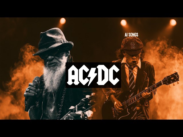 AC/DC, Led Zeppelin & Guns N' Roses – Powerhouse Hard Rock with Head-Banging Riffs | AI Mix