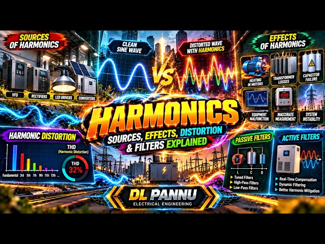 The Hidden Enemy in Your Power System ⚡ Harmonics, Distortion & Filters Explained