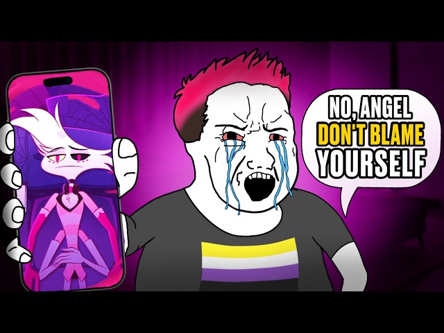 NON-BINARY BLOGGER WENT CRAZY OVER HAZBIN HOTEL | MORGAN REACTS