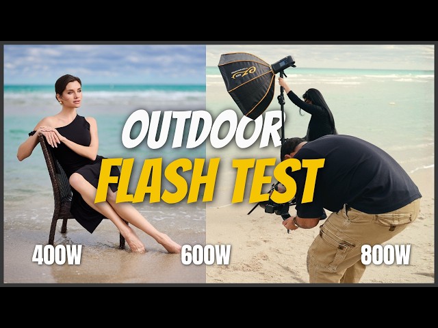 Overpowering the Sun: 400W vs 600W vs 800W Flash Test with Samuel Bouret
