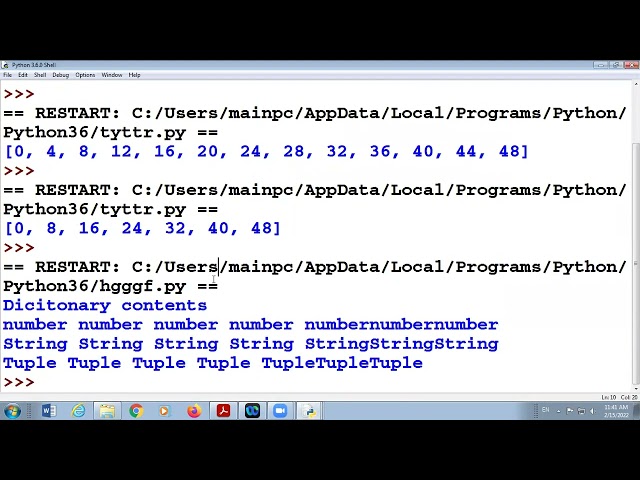 15 02 2022 Class XI C Computer Science