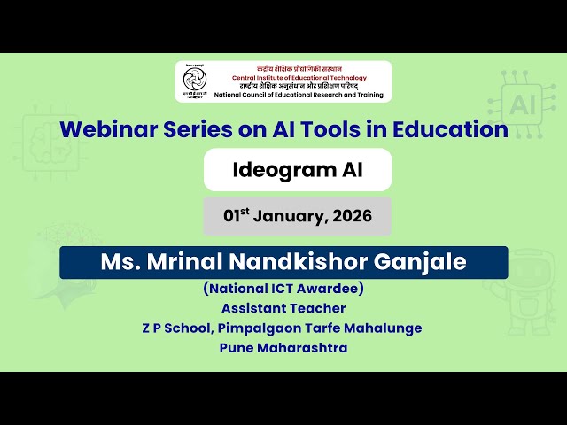 Ideogram AI | Webinar Series on AI Tools in Education