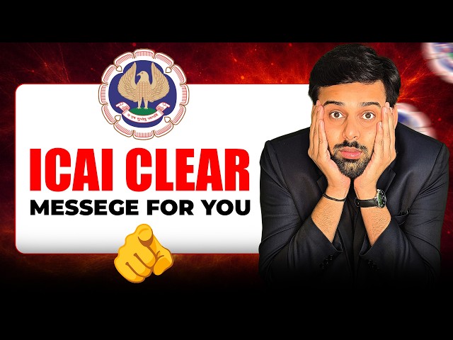 5 Biggest ICAI Hints for Sep 26/Jan 27 Exams