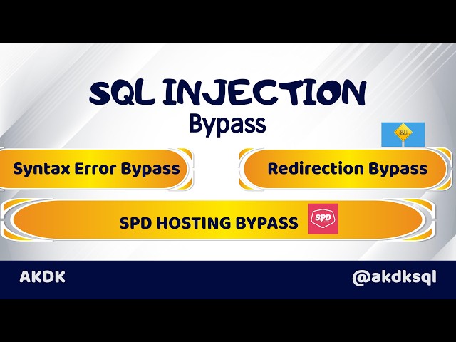 Sql Injection Syntax Error | Redirection | SPD Hosting Bypass