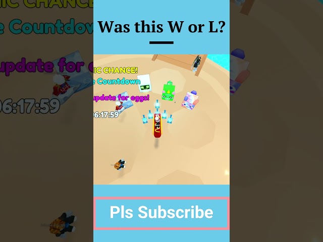 I did this trade in roblox ps 99 W or L