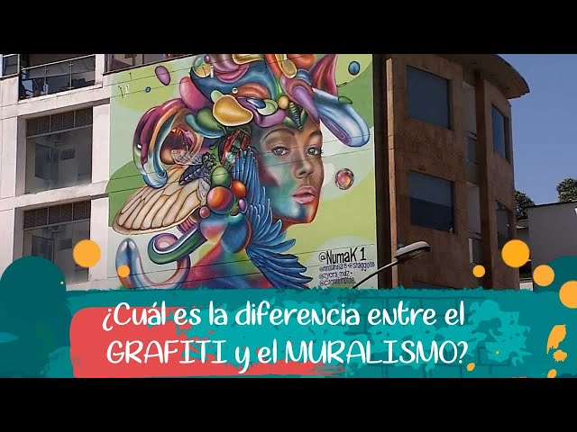 What is the difference between GRAFFITI and MURALISM? [More than a wall] Telemedellín
