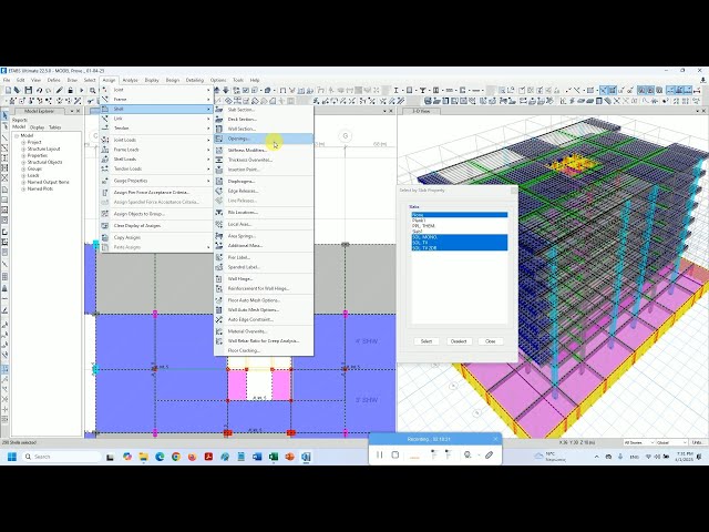 RC Structure full tutorial according to Eurocodes _ ETABS 2025
