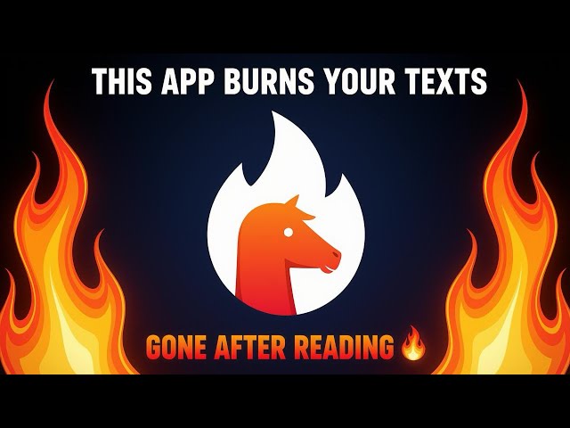 This App Makes Your Texts DISAPPEAR After Reading 🔥
