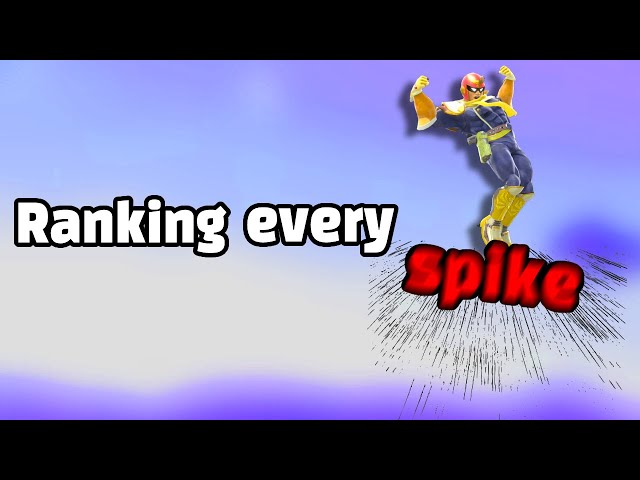 Ranking EVERY SPIKE in Smash Bros Ultimate