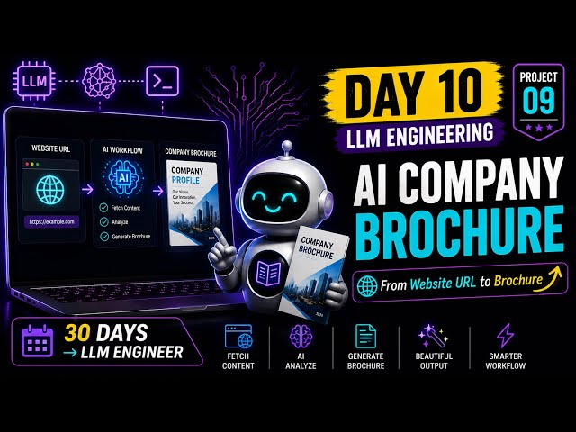 How to Create Multi-Step AI workflow | I Made AI Write a Company Brochure from Just a Website URL