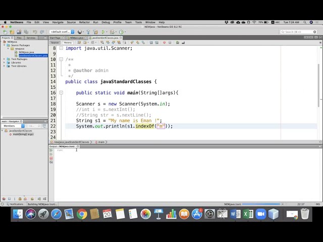 Module 6: lab Standard Classes in Java part1