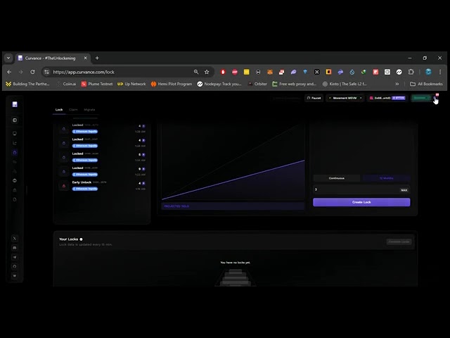 Curvance Testnet Video tutorial
