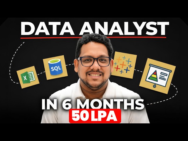 Get Job Ready Data Analyst in 6 months