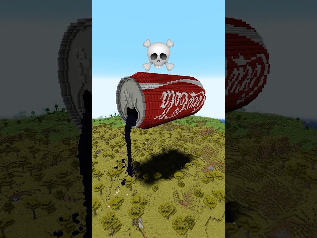 Minecraft Coca Cola Build Battle - Noob vs Pro vs Hacker vs God #shorts #minecraft